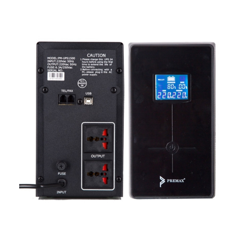 Onduleur Premax - 1200VA PM-UPS1200 - Monophasé