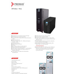 Onduleur UPS Premax 6KVA Monophasé ONLINE - PM-UPS6KVA