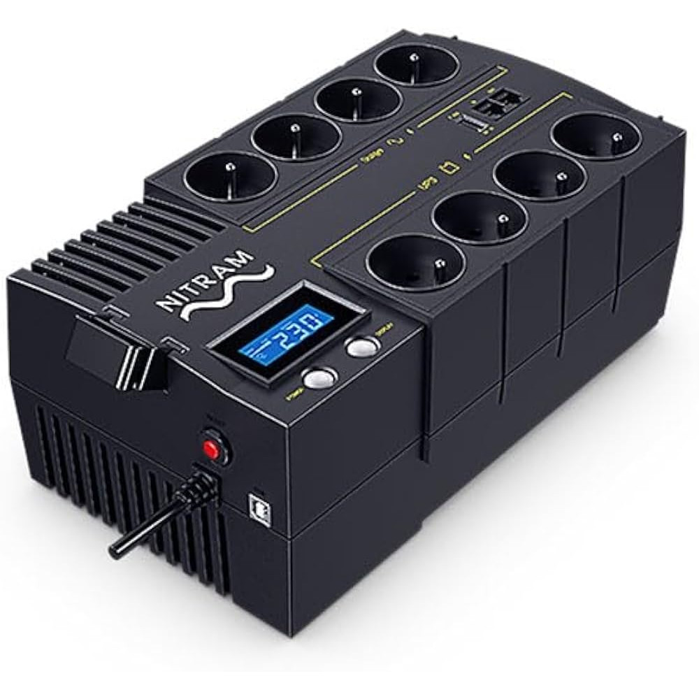 Onduleur Power Box 700VA Monophasé Line Interactif NITRAM -