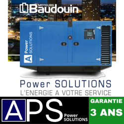 Groupe électrogène APS 110K - 1587 kg - 110 kVA - 70dB