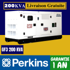 Groupe électrogène 200 KVA Triphasé - Perkins GF3