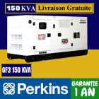 Groupe électrogène 150KVA Triphasé - Perkins GF3
