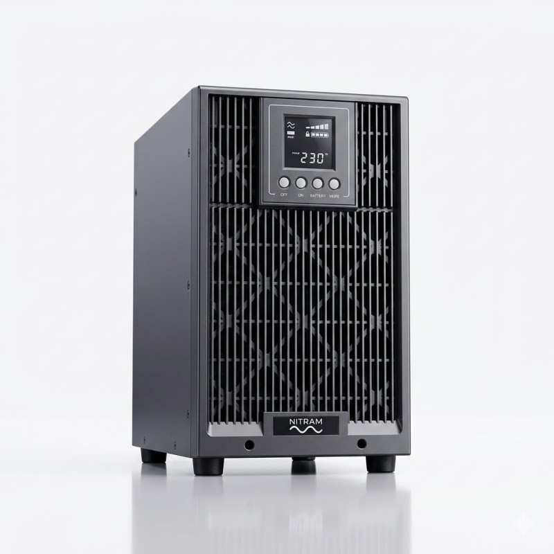 Onduleur On-Line 3KVA Monophasé Nitram - US10003T