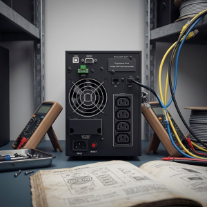 Onduleur On-Line Tour 1KVA Monophasé Nitram - US10001TSA