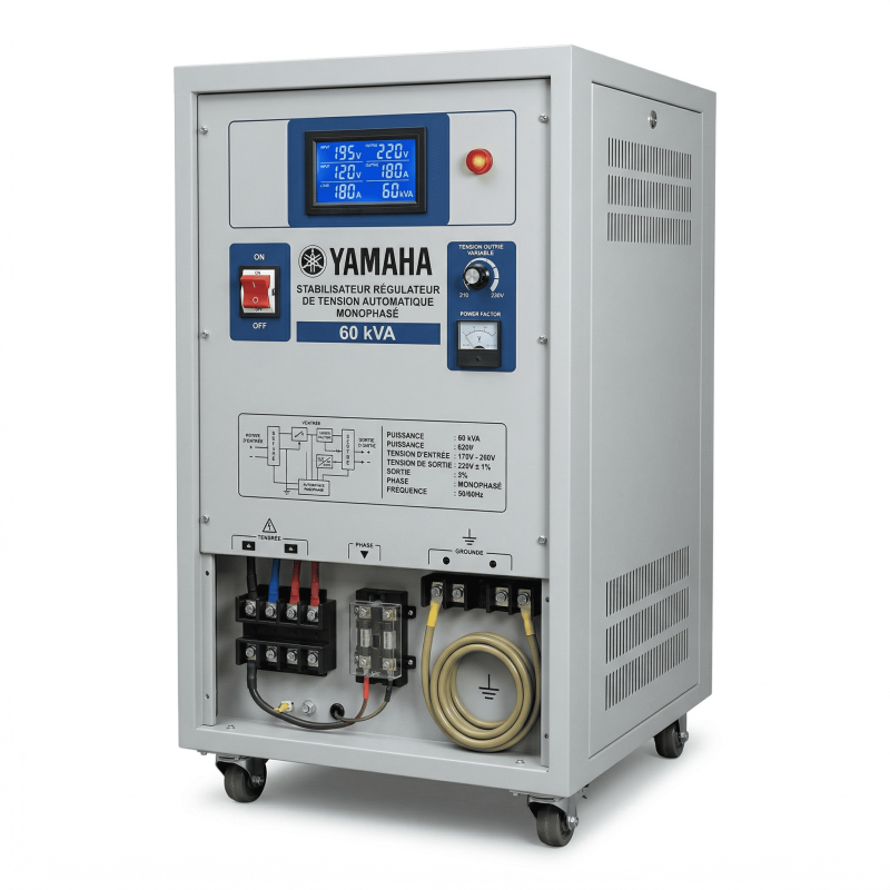 Stabilisateur Régulateur de Tension 60 kva monophasé 220 volts
