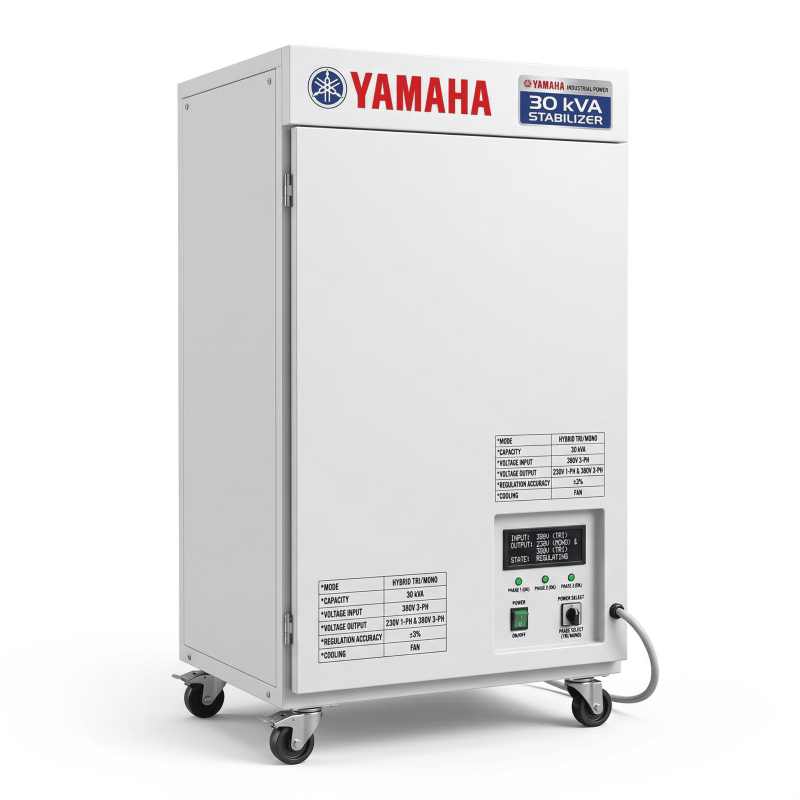 Stabilisateur Régulateur de Tension 30 kva triphasé monophasé